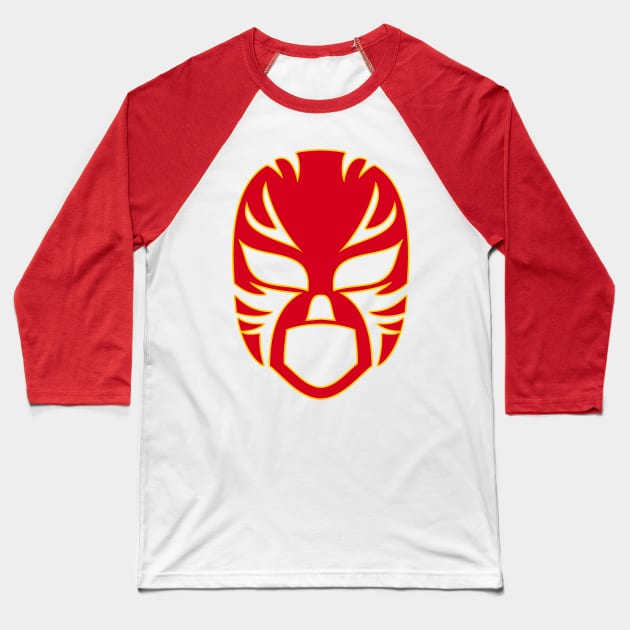 Luchador mask Lucha Libre Wrestling Baseball T-Shirt by Scar